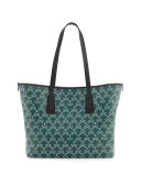 Little Marlborough Iphis-Print Tote Bag, Dark Green