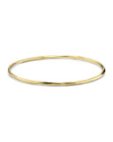 18K Gold Glamazon Thin Faceted Bangle