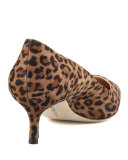 BB Leopard-Print Suede 50mm Pump, Leopard