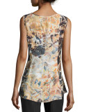 Lucy Sleeveless Printed Top