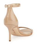 Patti Patent Naked Sandal, Nude