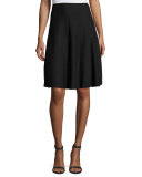 Paneled Twirl Skirt, Midnight, Plus Size  