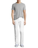 Brixton Kinetic Denim Slim-Straight Jeans, Ronan (White)