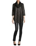 Golden Plaited Tunic, Petite 