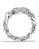 Belmont Curb Link Ring with Diamonds