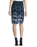 Pixelated Pencil Skirt