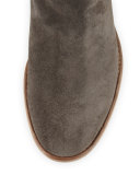 Umbria Slouchy Suede Bootie, Anthracite