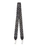 Multi-Stud Guitar Strap for Handbag, Black
