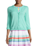 somerset button-front cardigan
