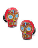 Day Of The Dead Skull Cuff Links