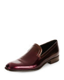 Garth Patent Leather Venetian Loafer, Wine