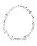 Flirt White Moonstone Mixed-Shape Necklace