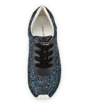 Alison Glitter Sneaker, Black