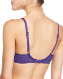 Aeria Light Spacer T-Shirt Bra, Purple Blue