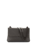 Olimpia Small Shoulder Bag, Light Gray