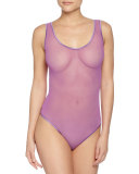 Soire Sheer-Mesh Teddy