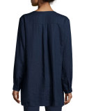 Organic Linen Long Shirt