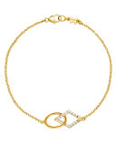Affinity Diamond & Oval Chain Bracelet