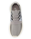 Tubular Viral Neoprene Sneaker, Metallic Silver/Core White