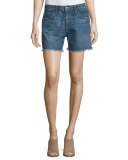 The Ex-Lover Raw-Hem Denim Shorts, Antonia