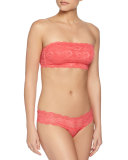 Never Say Never Cutie Lace Thong, Paradise Pink