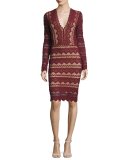Sierra Lace Maxi Dress, Garnet