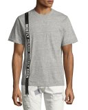Logo Banner T-Shirt, Light Gray