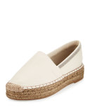 Monili-Trim Espadrille Flat, Desert