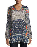 Wish Long Georgette Tunic, Multi