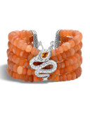 Legends Cobra Batu Peach Moonstone Bracelet