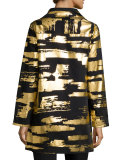 Golden Glow Long Drama Jacket 