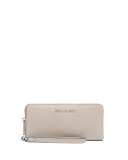 Jet Set Travel Continental Wristlet Wallet, Cement
