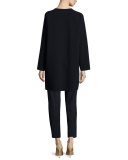 Divina Textured Long Coat