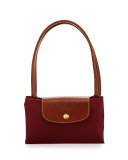 Le Pliage Medium Shoulder Tote Bag, Garnet