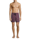 Moorea Anchors Swim Trunks, Navy