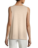 Ballet-Neck Tank, Buttercream