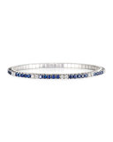 Expanding 18K Sapphire & Diamond Bracelet