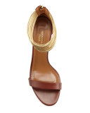 Spin Me Around Multi-Strap Sandal, Luggage