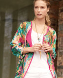 Watercolor Crinkled Reversible Jacket 