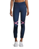 MB Court Central Sport Leggings, Blue
