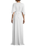 Long Jersey Caftan Dress