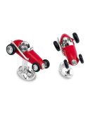 Red Race Car Cuff Links 