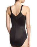 Firm Control Adjustable Bodysuit Shaper, Black