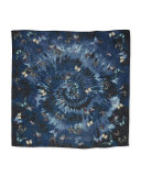 Tie-Dye Butterfly Shawl, Indigo