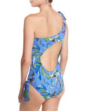Jungle-Print Voile Pareo Coverup