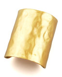 Hammered Gold Cuff