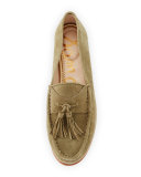 Therese Suede Tassel Loafer