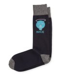 Naughty or Nice Crew Socks