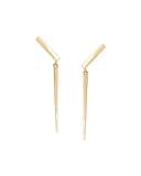 Small Gloss Spike Earrings