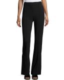 Nora High-Waist Flare Pants, Black